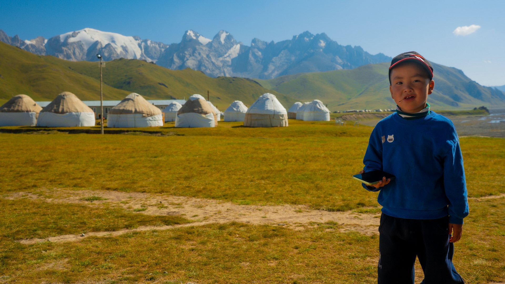 Yurts at Song Kol
